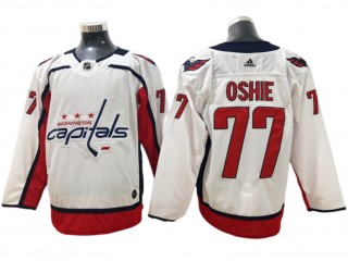 Washington Capitals #77 T.J. Oshie White Away Jersey