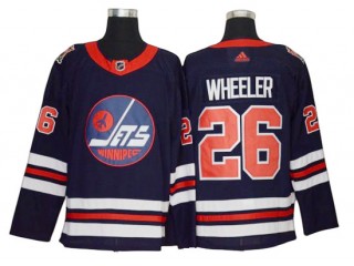 Winnipeg Jets #26 Blake Wheeler Navy Heritage Classic Jersey