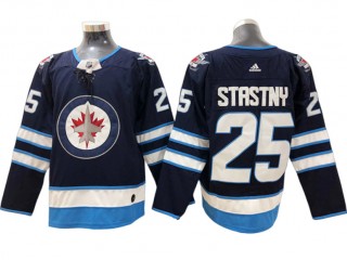 Winnipeg Jets #25 Paul Stastny Navy Home Jersey