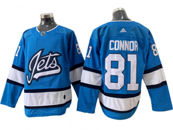 Winnipeg Jets #81 Kyle Connor Light Blue Alternate Jersey