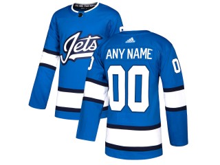 Custom Winnipeg Jets Light Blue Alternate Jersey
