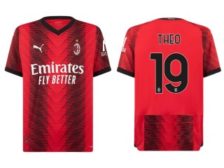 AC Milan #19 THEO Home 23/24 Soccer Jersey