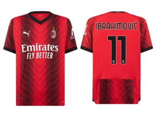 AC Milan #11 Ibrahimović Home 23/24 Soccer Jersey