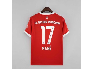 Bayern Munich #17 Mané Home 2022/23 Soccer Jersey