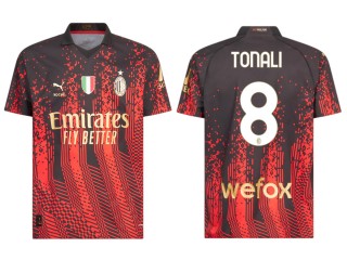 AC Milan #8 Tonali 4TH 23/24 Soccer Jersey