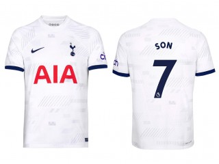 Tottenham Hotspur #7 SON Home 23/24 Soccer Jersey