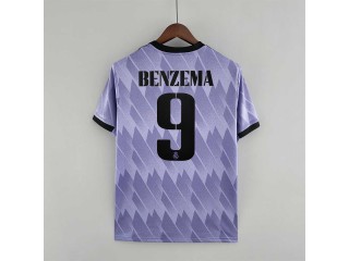 Real Madrid #9 Benzema Away 2022/23 Soccer Jersey
