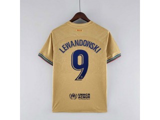 Barcelona #9 Lewandowski Away 2022/23 Soccer Jersey	