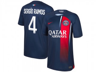 Paris Saint Germain #4 Sergio Ramos Home 23/24 Soccer Jersey