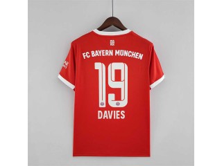 Bayern Munich #19 DAVIES Home 2022/23 Soccer Jersey