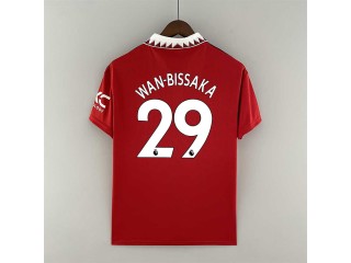 Manchester United 29 Wan-Bissaka Home 2022/23 Soccer Jersey