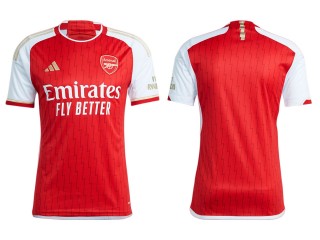Arsenal Blank 2023-24 Red Home Jersey