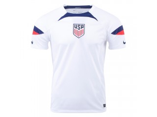 USA 2022 World Cup White Home Blank Jersey