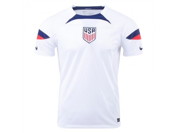 USA 2022 World Cup White Home Custom Jersey