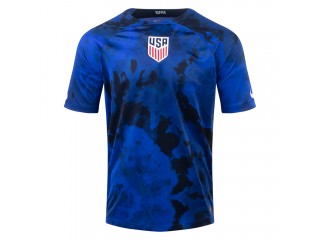 USA 2022 World Cup Blue Away Blank Jersey