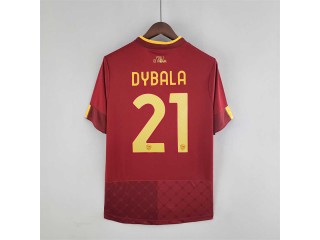A.S. Roma 21 DYBALA Red Home 2022/23 Soccer Jersey
