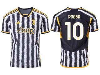 Juventus #10 POGBA Home 23/24 Soccer Jersey