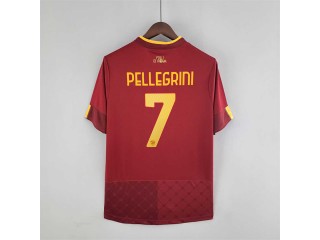 A.S. Roma 7 PELLEGRINI Red Home 2022/23 Soccer Jersey