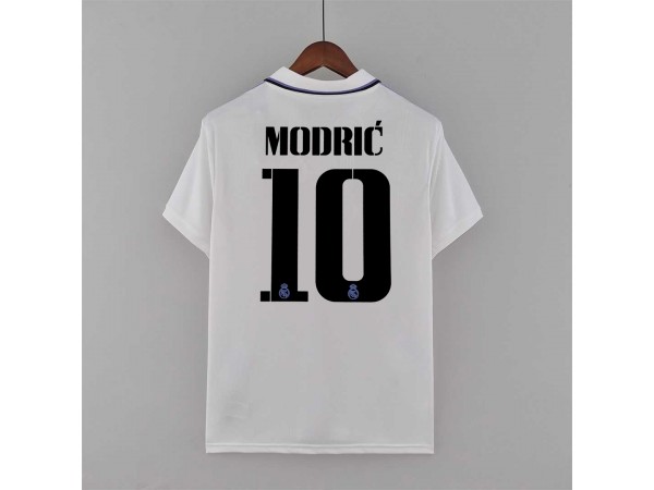 Real Madrid #10 Modric Home 2022/23 Soccer Jersey