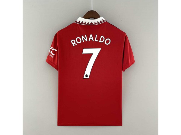 Manchester United #7 Ronaldo Home 2022/23 Soccer Jersey