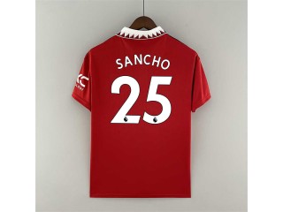 Manchester United 25 SANCHO Home 2022/23 Soccer Jersey