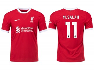 Liverpool #11 MOHAMED SALAH Home 23/24 Soccer Jersey