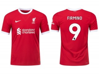 Liverpool #9 ROBERTO FIRMINO Home 23/24 Soccer Jersey