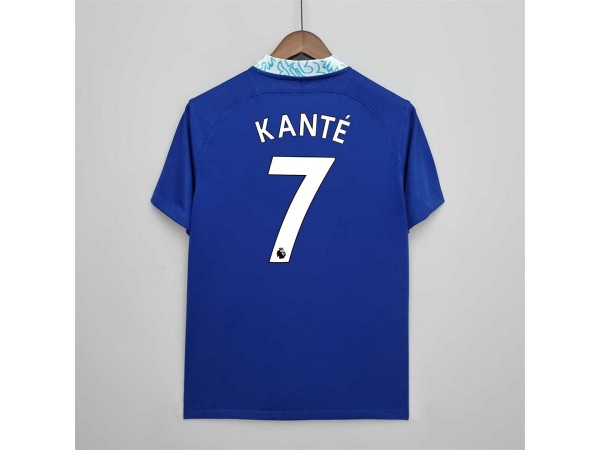 Chelsea #7 Kanté Blue Home 2022/23 Soccer Jersey