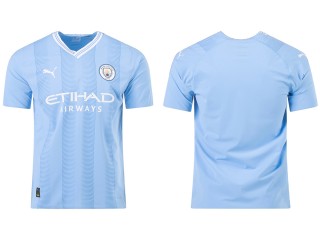 Manchester City 2023/24 Home Blank Jersey
